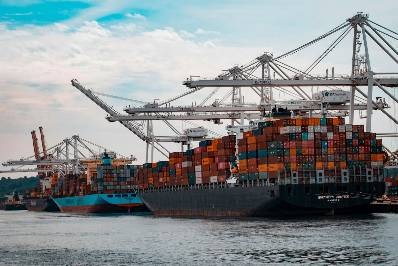 Global container shipping and port operations